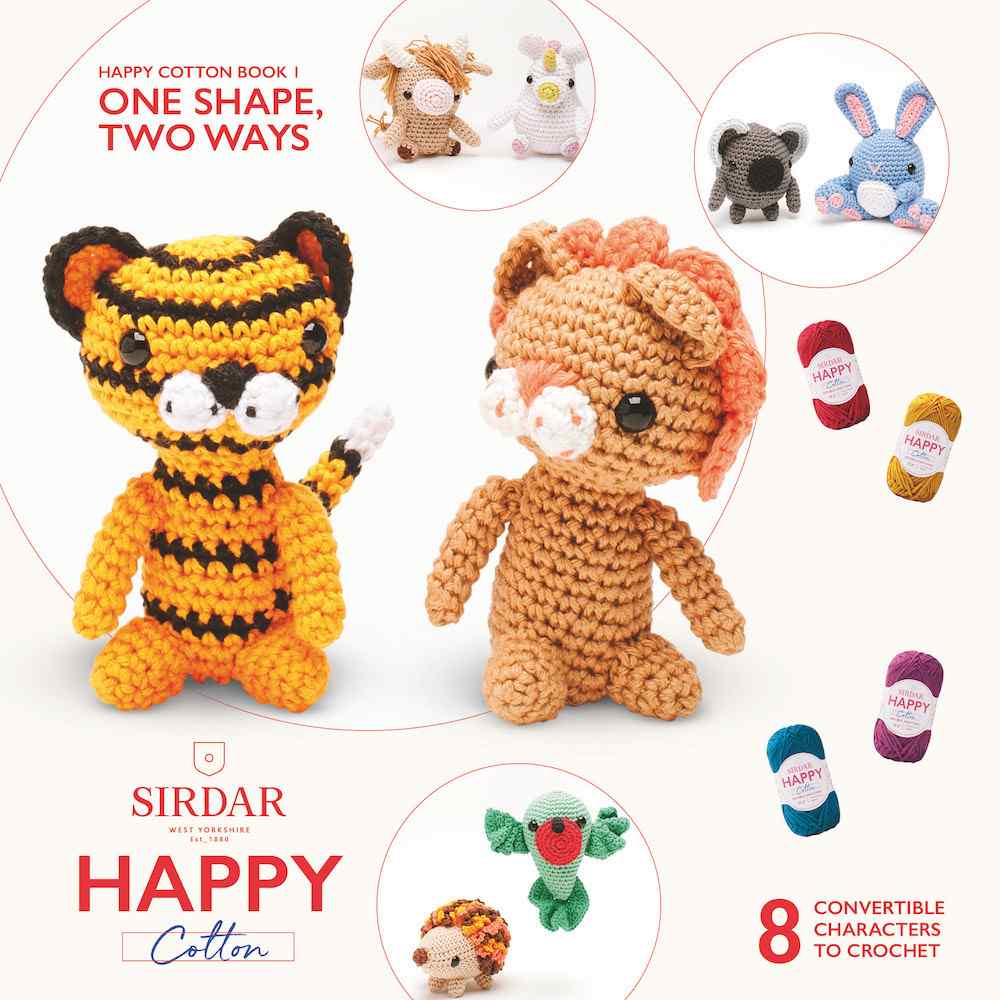 Sirdar Happy Cotton Book 1 One Shape, Two Ways